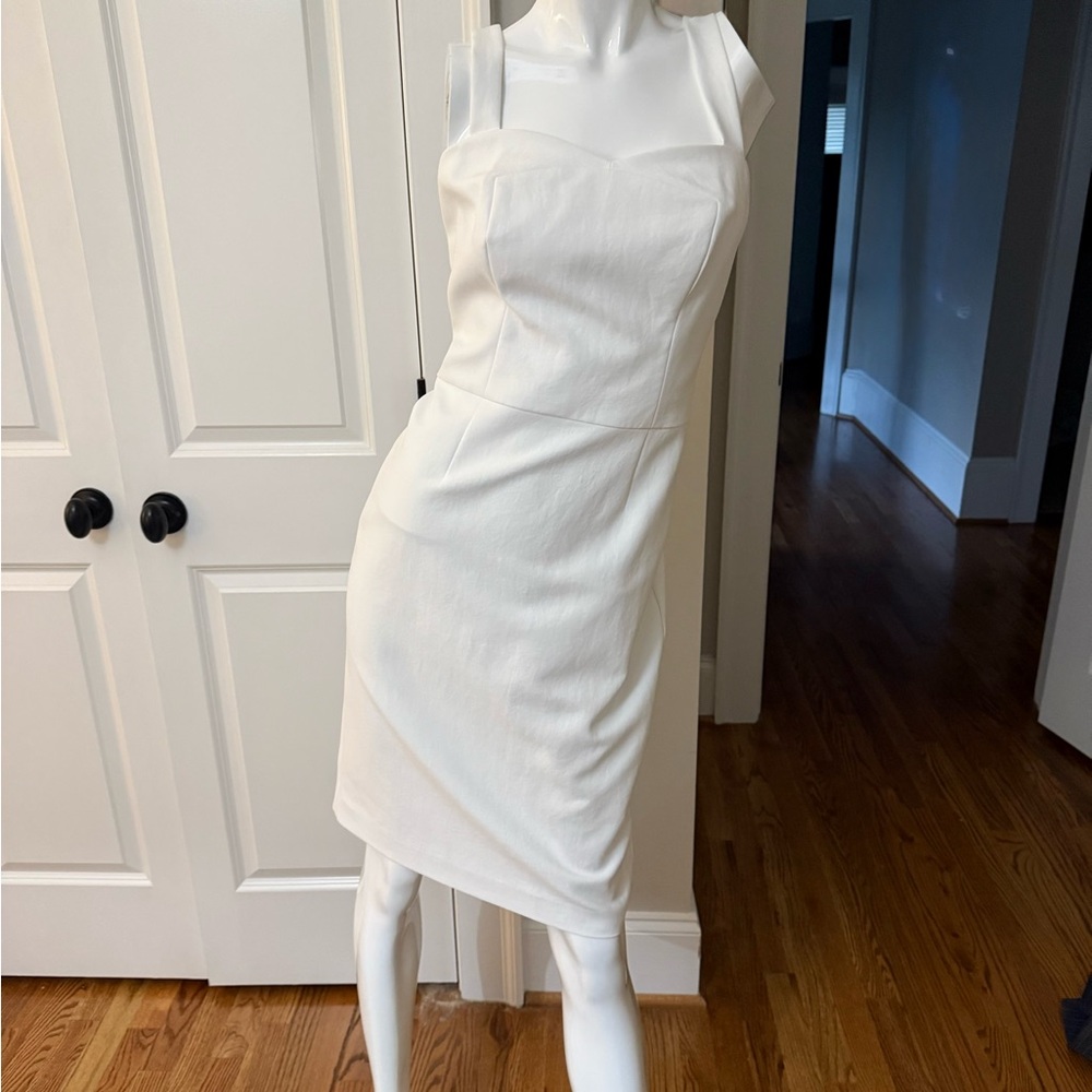 W by Worth New York Collection Optic White Dress. Size 8.